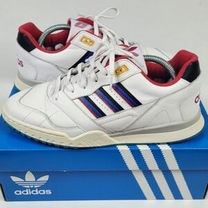 Adidas AR Trainer Shoes White Collegiate Burgundy Originals Men's Sz 10.5 EE5397